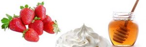Masque visage aux fraises pour peau sèche et fatiguée