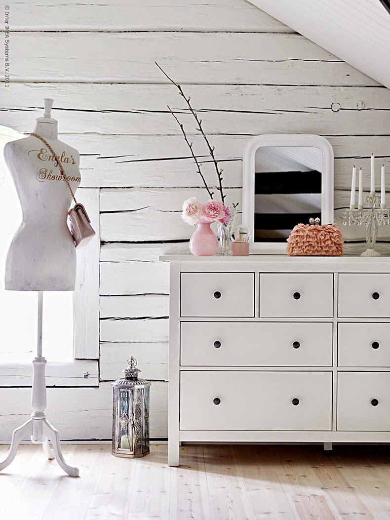 Vestidor romántico y femenino