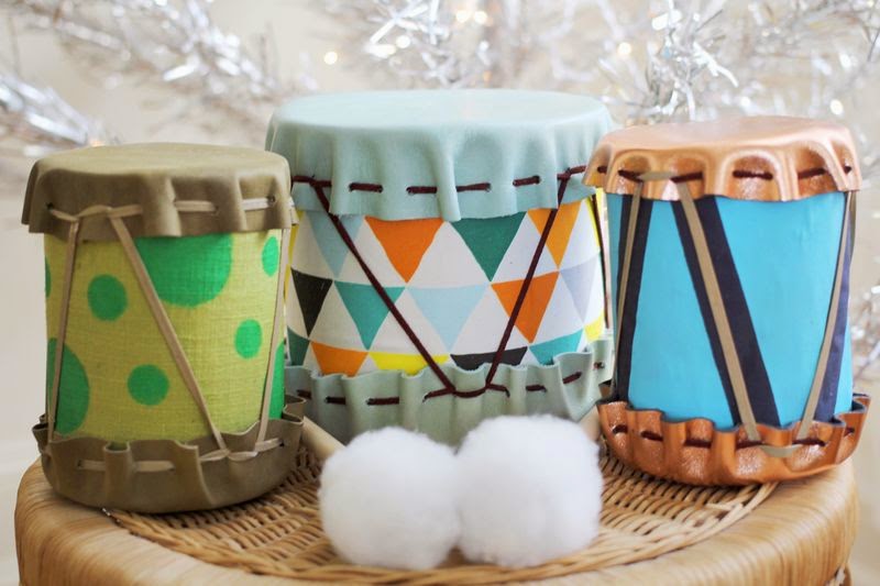 Diy Tambor con latas y telas small & lowcost