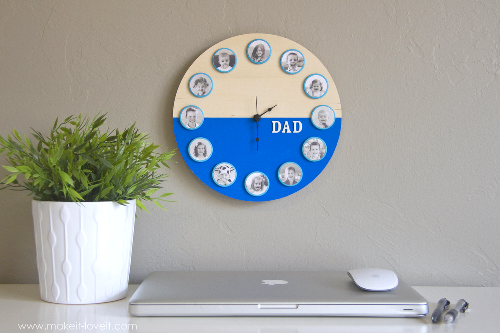 Diy reloj con fotos