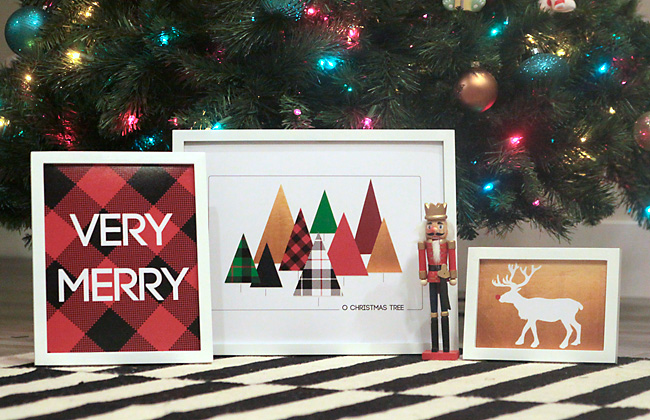 14 láminas y etiquetas gratis para Navidad