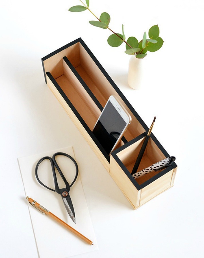 \"Back to School\" diy organizador de escritorio