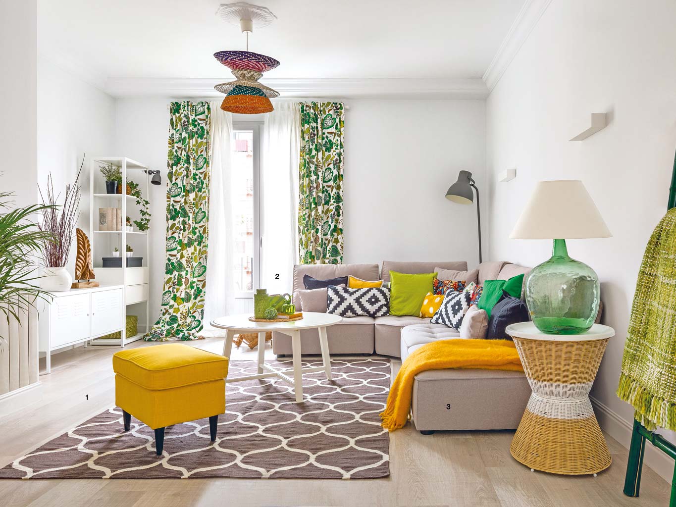 Una vivienda colorida en Bilbao