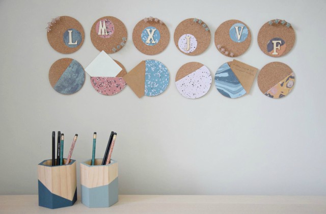 DIY Organizador semanal de pared