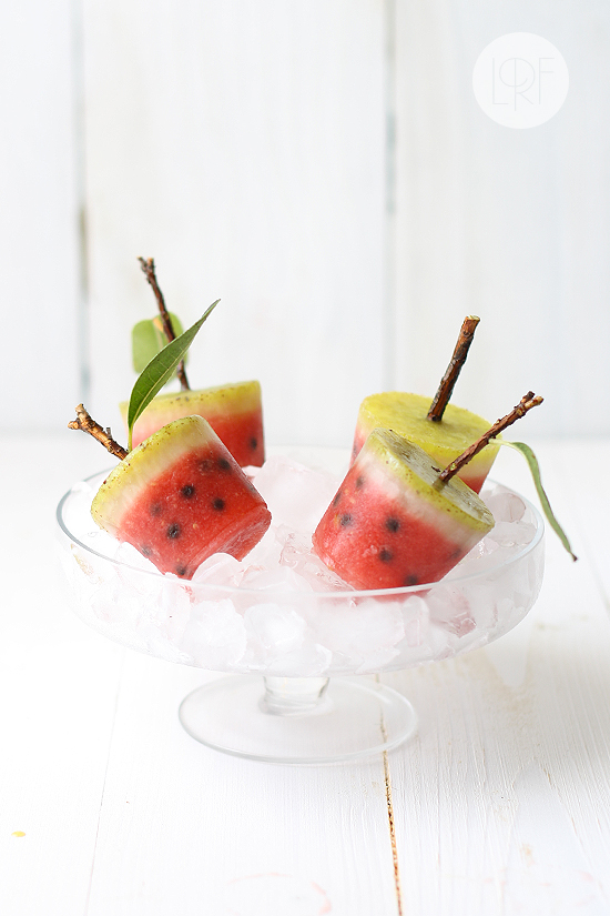 Receta de polos de sandía