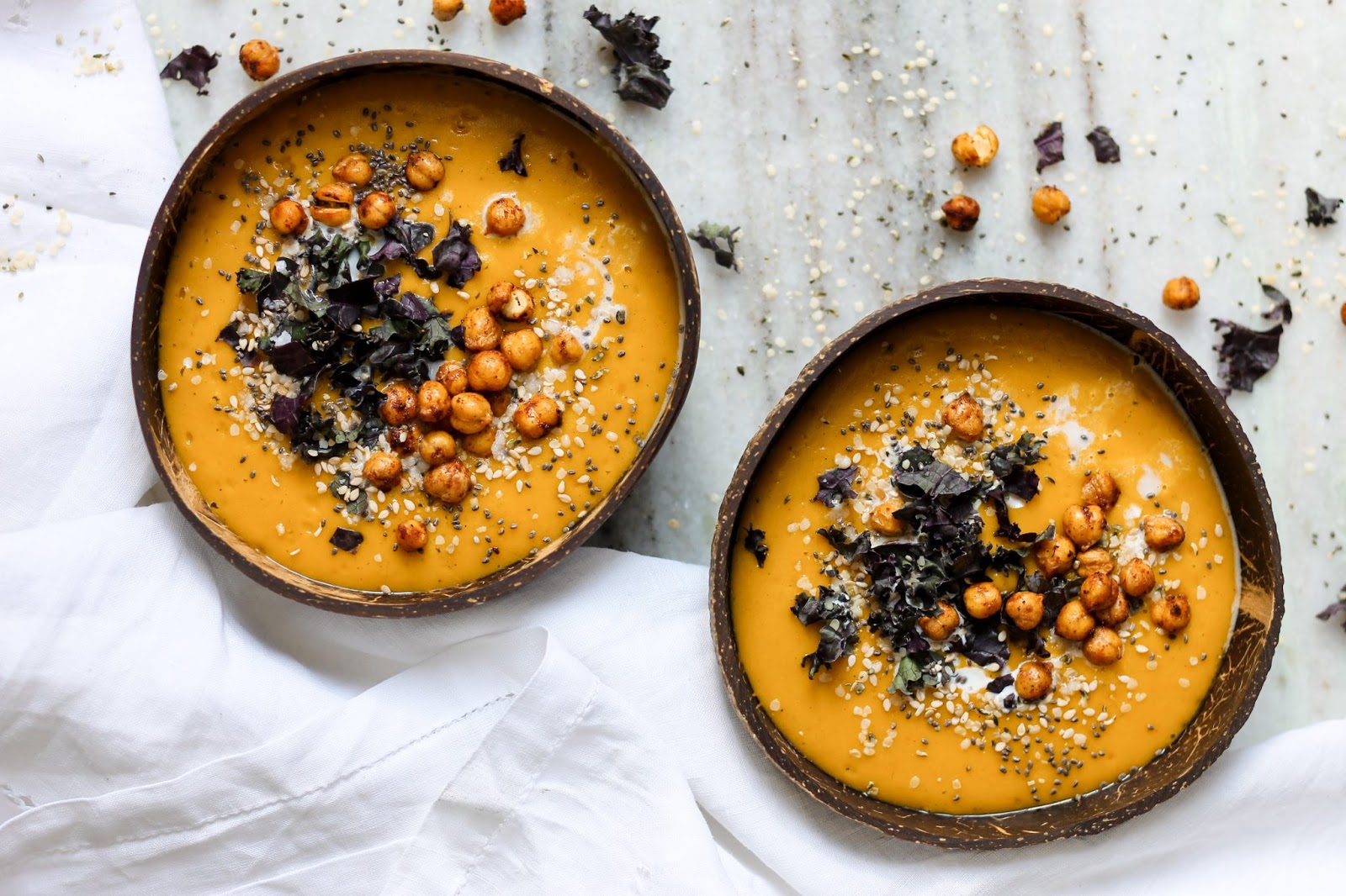 Crema de calabaza vegana