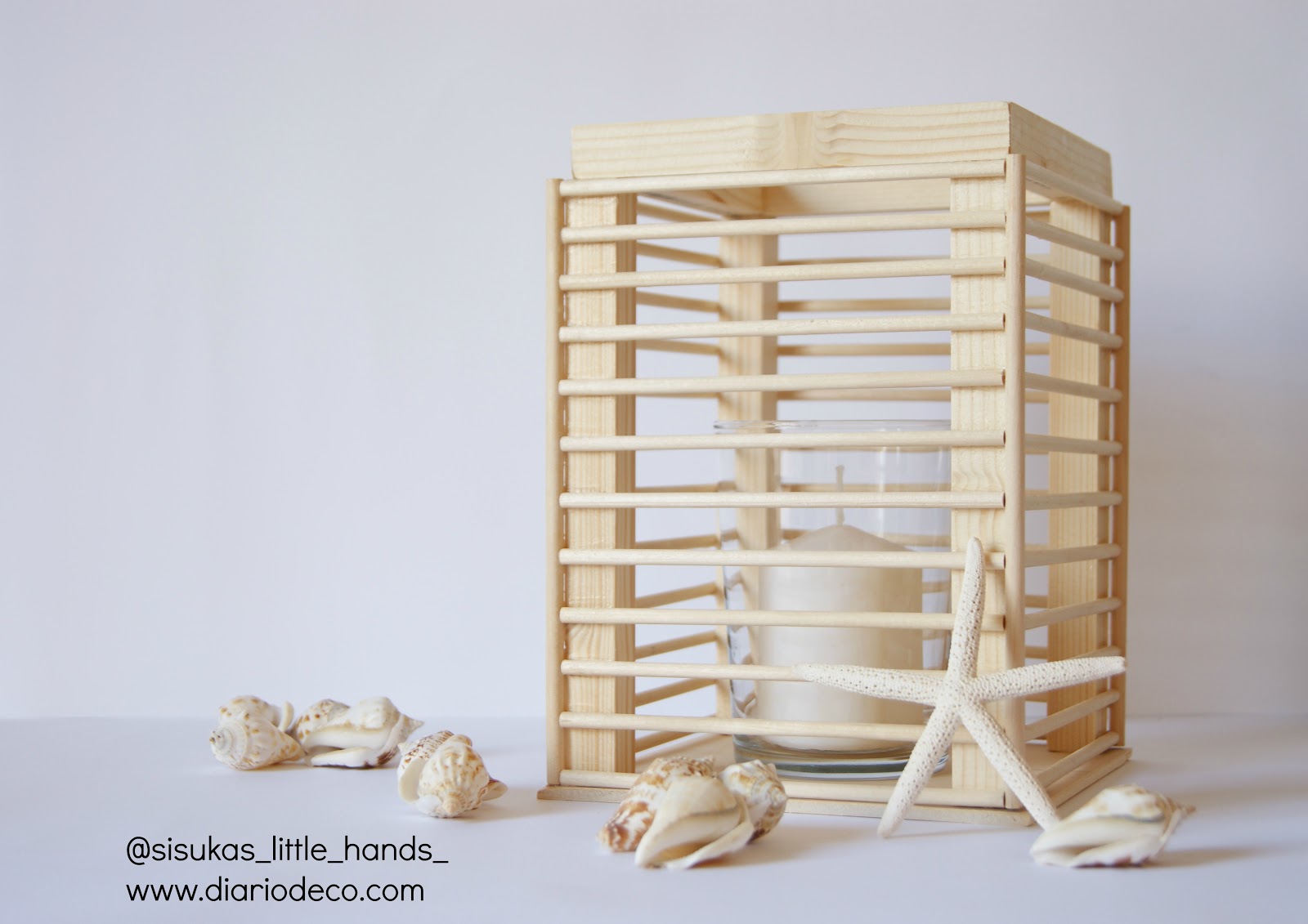 DIY: farolillo de madera paso a paso