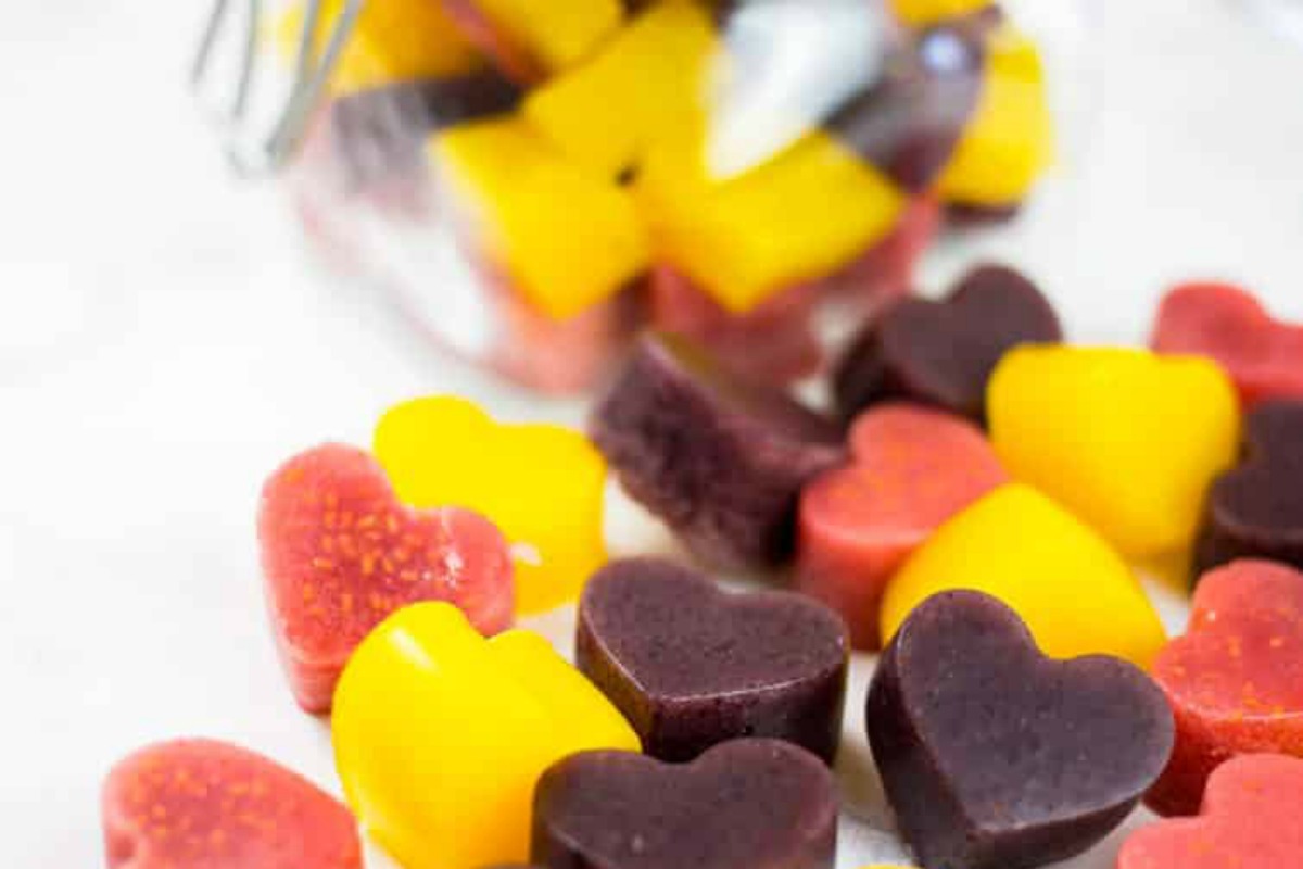 Gominolas caseras con fruta