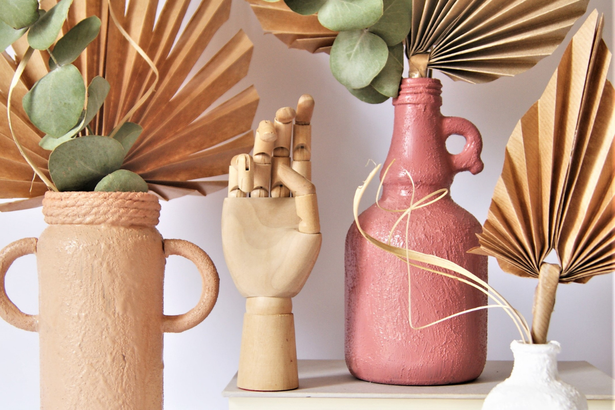 DIY Cómo hacer upcycling efecto terracota