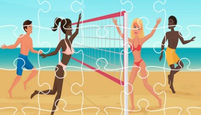 Beach Volley Jigsaw