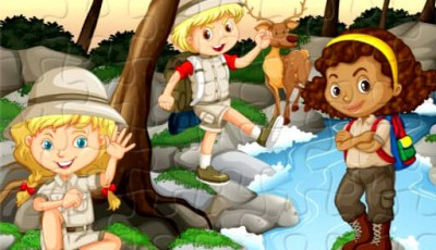 Camping Kids Jigsaw