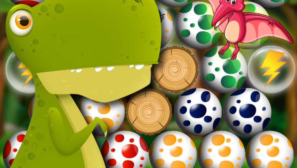 Egg Shooter Bubble Dinosaur﻿