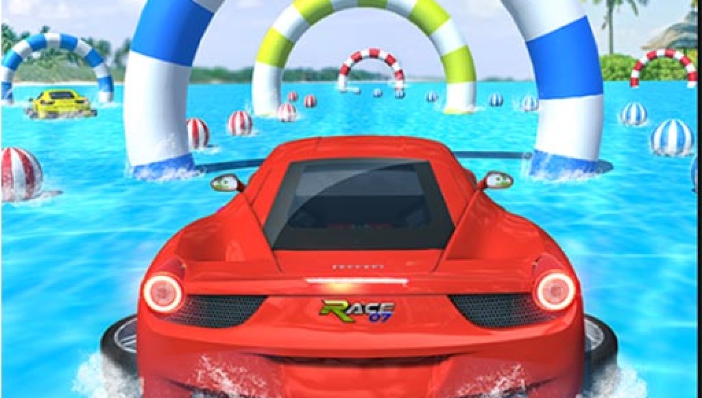 Water Car Stunt Racing