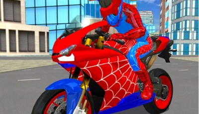 Hero Stunt Spider Bike Simulator