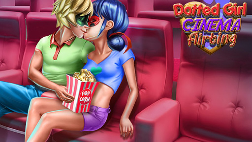 Dotted Girl Cinema Flirting
