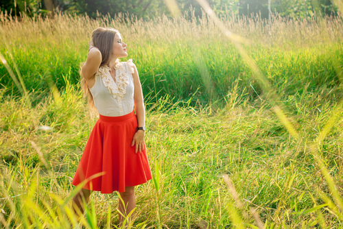 Essayez la jupe parapluie pour un look féminin et léger
