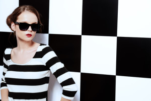 Look : noir, blanc et graphique