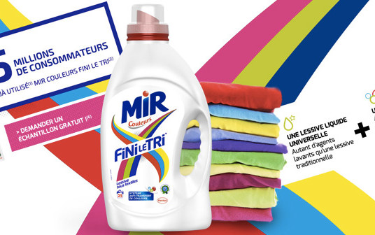 Recevez un échantillon gratuit Mir Couleurs Fini le tri !