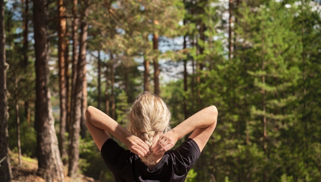 Méditation du bain de forêt