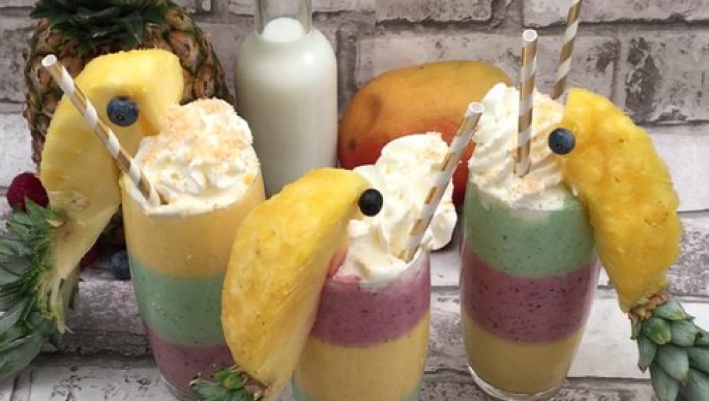 Recette de la piña colada tricolore