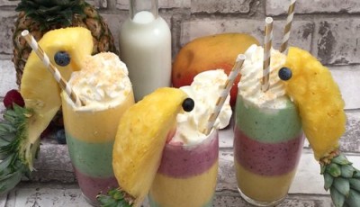 Recette de la piña colada tricolore