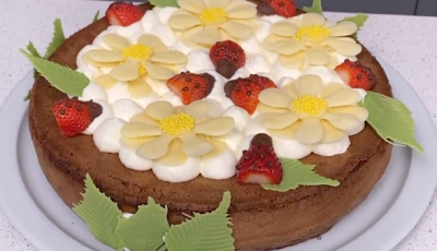 Le gâteau dans mon jardin