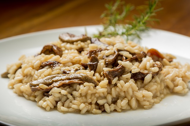 Recette du risotto aux champignons