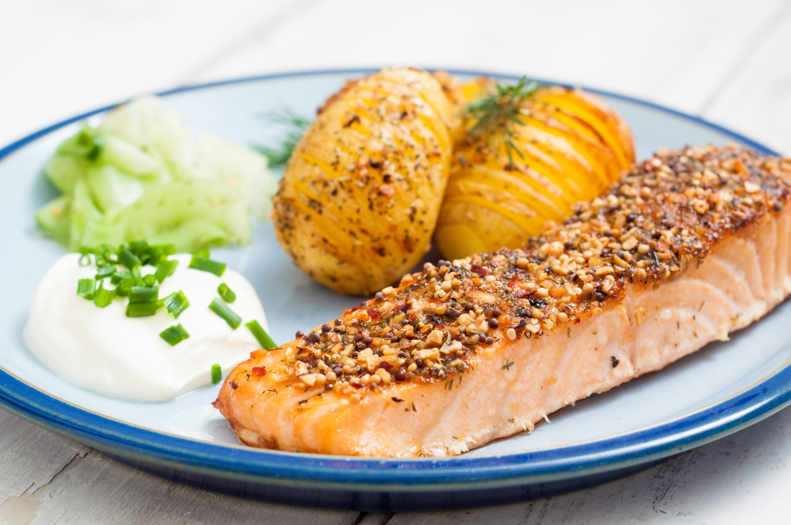 Recette du saumon en croûte de sésame