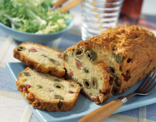 Recette du cake aux olives