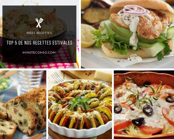 TOP 5 de nos recettes estivales !