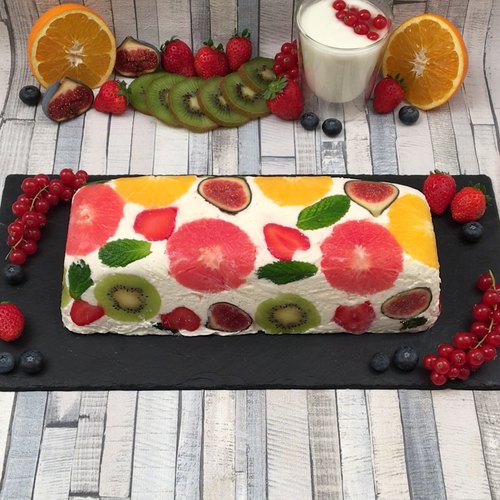 Recette du cake glacé fruité tout léger
