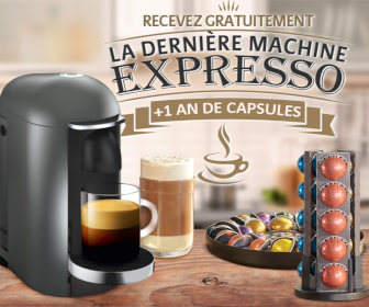 Jeu Expresso : remportez une machine à café et 1 an de capsules