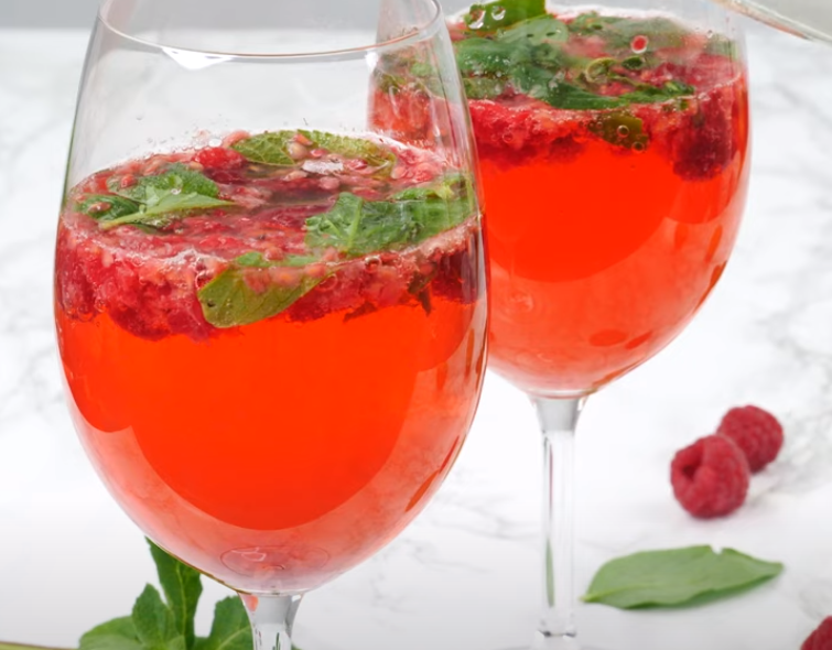 Recette du Gin Tonic framboise basilic light