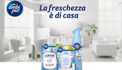 Con il concorso di Ambipur puoi vincere 30 purificatori d\'aria Samsung!