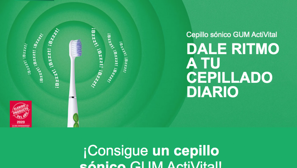 CEPILLO GRATIS SÓNICO GUM ACTIVITAL