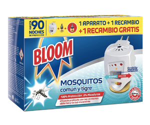 1€ de descuento en el aparato anti-mosquitos Bloom