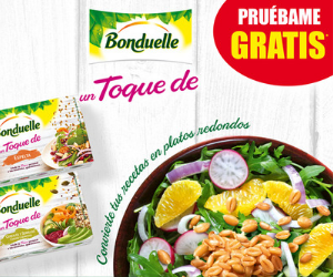 Prueba un toque de Bonduelle GRATIS