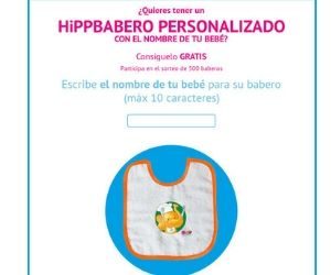 SORTEO 500 BABEROS PERSONALIZADOS HIPP BIOLÓGICO