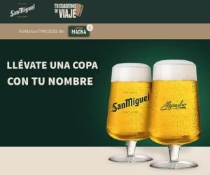 CONSIGUE UNA DE LAS 500 COPAS CON TU NOMBRE DE SAN MIGUEL