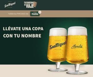 CONSIGUE UNA DE LAS 500 COPAS CON TU NOMBRE DE SAN MIGUEL