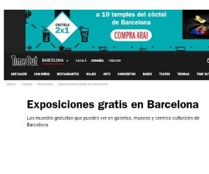 Exposiciones gratis en Barcelona