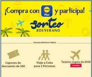 Participa en el Gran Sorteo de Verano de Lidl con el que se podrá conseguir ¡fantásticos regalos!