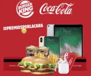 BURGERKING Y COCACOLA SORTEAN 50 IPADS PRO