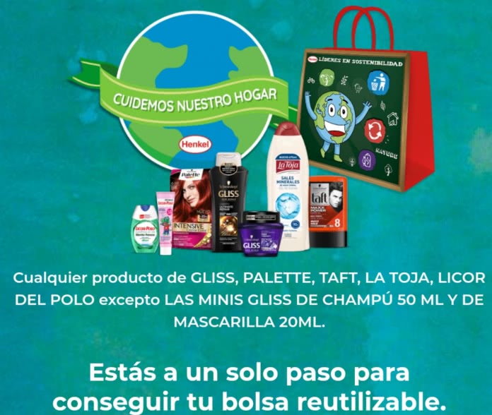 CONSIGUE UNA BOLSA ECOLÓGICA CON HENKEL Y CARREFOUR
