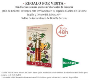 CÓMO PROBAR GRATIS PRODUCTOS CLARINS