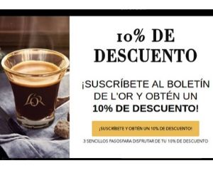 CAFETERA L’OR BARISTA DE CASI 100€ DE REGALO POR COMPRA DE CÁPSULAS
