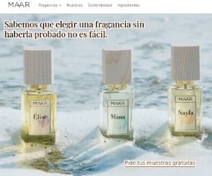 MUESTRAS GRATIS FRAGANCIAS MAAR