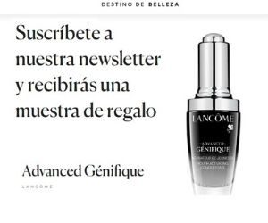 MUESTRAS GRATIS DE ADVANCED GÉNIFIQUE DE LANCÔME