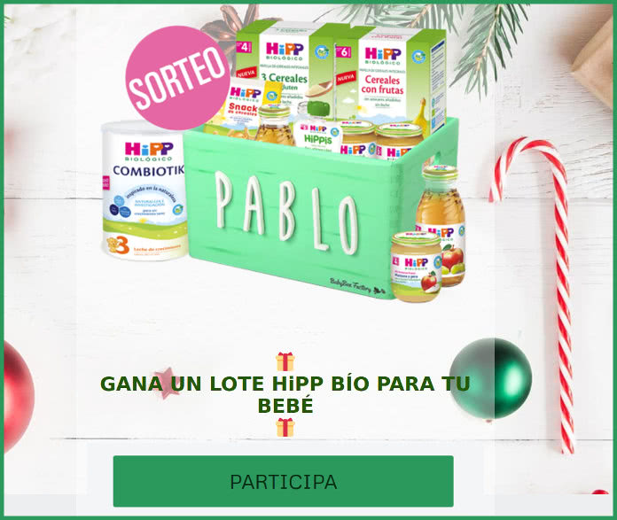 HIPP BIO SORTEA 5 LOTES PERSONALIZADOS
