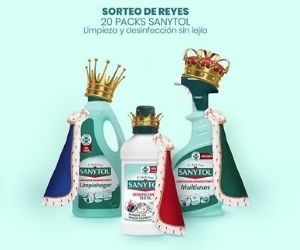 SANITOL SORTEA 20 LOTES PARA REYES